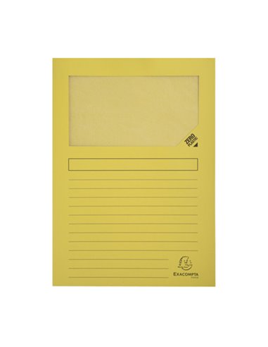 Conf.10 cartelle con finestra Forever 22X31cm Colori assortiti 50200E Exacompt 50200E EXACOMPTA CARTELLINE SEMPLICI