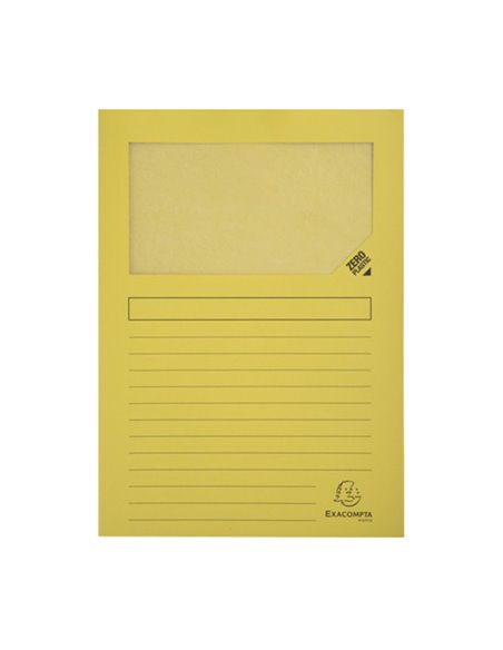 Conf.10 cartelle con finestra Forever 22X31cm Colori assortiti 50200E Exacompt 50200E EXACOMPTA CARTELLINE SEMPLICI