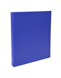Raccoglitore foderato polipropilene 4anelli 30mm A4 blu scuro 51372E Exacompta 51372E EXACOMPTA RACCOGLITORI AD ANELLI