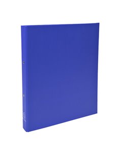Raccoglitore foderato polipropilene 2 anelli 30mm A4 blu scuro 54372E Exacompta 54372E EXACOMPTA RACCOGLITORI AD ANELLI
