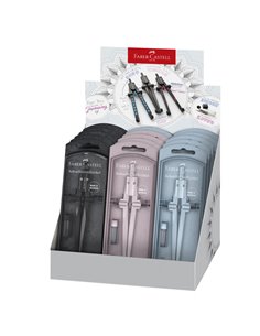 Expo 15 compassi quick Stream colori assortiti Faber Castell 174585