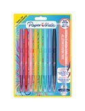 Astuccio 8 colori Flair Dual tip pennarello punta media/brush Papermate 2199386