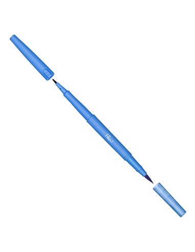 Astuccio 8 colori Flair Dual tip pennarello punta media/brush Papermate 2199386 PAPERMATE PUNTA FELTRO