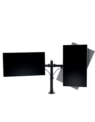 Braccio estensibile ergonomico per monitor doppio SmartFit®-Kensington K55409WW KENSINGTON SUPPORTI-BRACCI MONITOR-NOTEBOOK