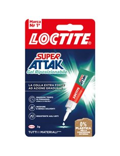 Loctite Super Attak Gel Riposizionabile 3gr 2972228