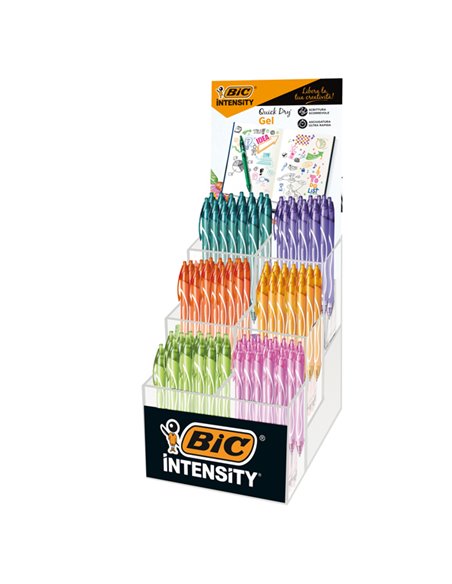 Expo 102 pz penna sfera Intensity Gel Quick Dry colori assortiti Bic 520818