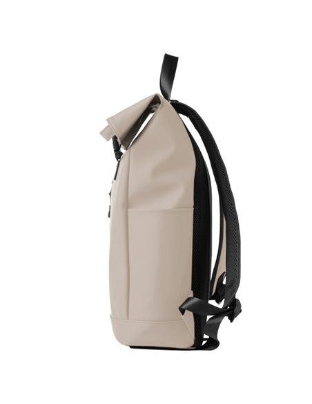 Zaino Roll-top Drop gomma antipioggia dim. 30x42x14cm crema InTempo 9239DR21