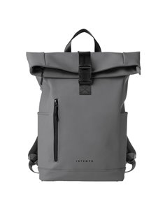 Zaino Roll-top Drop gomma antipioggia dim. 30x42x14cm grigio InTempo 9239DR22