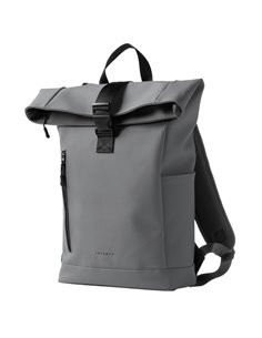 Zaino Roll-top Drop gomma antipioggia dim. 30x42x14cm grigio InTempo 9239DR22 2