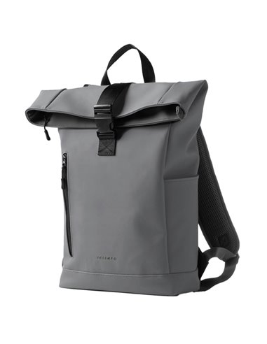 Zaino Roll-top Drop gomma antipioggia dim. 30x42x14cm grigio InTempo 9239DR22