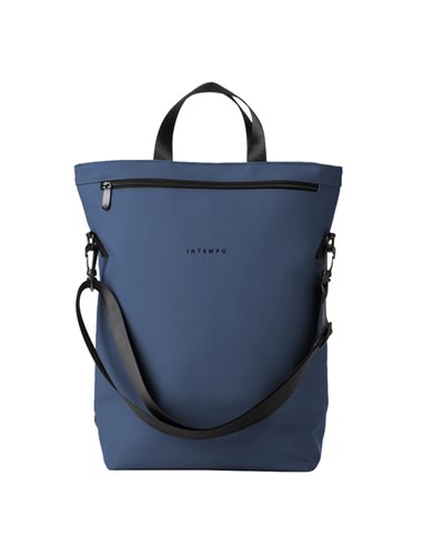 Borsa zainabile Drop gomma antipioggia dim. 30x44x14cm blu InTempo 9234DR32 IN TEMPO BORSE-CARTELLE-VALIGIE