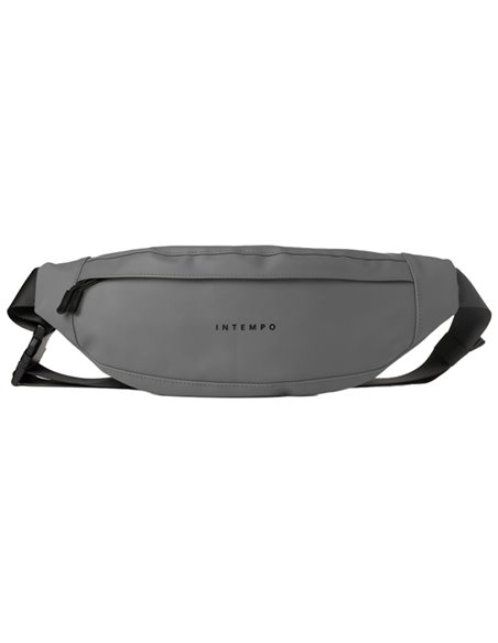 Marsupio Drop gomma antipioggia dim. 37x14x5cm grigio InTempo 9218DR22