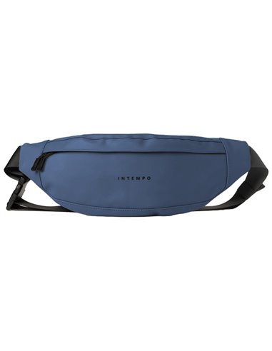 Marsupio Drop gomma antipioggia dim. 37x14x5cm blu InTempo 9218DR32