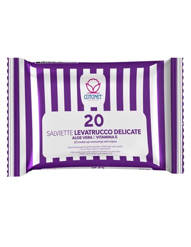 Busta da 20 salviette struccanti delicate Cotonet 3312CT01