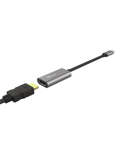 Adattatore da USB-C a HDMI Dalyx_Trust 23774 TRUST ADATTATORI-CAVI-ORGANIZZACAVI