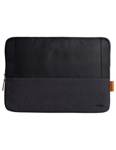 LISBOA 16" LAPTOP SLEEVE - Nero- Trust 25248 TRUST BORSE-ZAINI-TROLLEY
