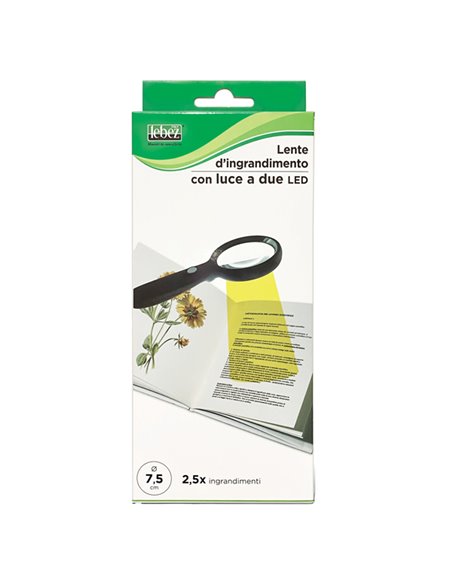 Lente di ingrandimento diametro 7,5cm con led 1137 LEBEZ 1137 LEBEZ LENTI INGRANDIMENTO
