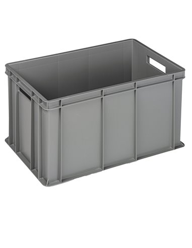 Cassa industriale Europa 60x40x32cm 64L grigio Mobil Plastic 4432-GRI Mobil Plastic CONTENITORI MULTIUSO