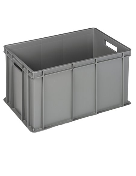 Cassa industriale Europa 60x40x32cm 64L grigio Mobil Plastic 4432-GRI Mobil Plastic CONTENITORI MULTIUSO