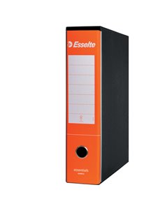 Registratore ESSENTIALS G75 arancione dorso 8cm f.to protocollo ESSELTE 390775200 ESSELTE REGISTRATORI A LEVA 2