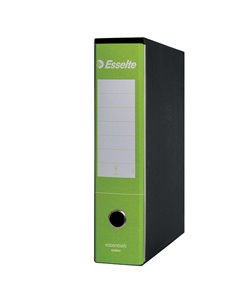 Registratore ESSENTIALS G75 verde chiaro dorso 8cm f.to protocollo ESSELTE 390775600 ESSELTE REGISTRATORI A LEVA 2