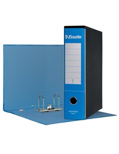 Registratore ESSENTIALS G75 azzurro dorso 8cm f.to protocollo ESSELTE 390775800 ESSELTE REGISTRATORI A LEVA