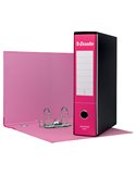 Registratore ESSENTIALS G75 fucsia dorso 8cm f.to protocollo ESSELTE 390775900