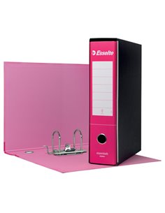 Registratore ESSENTIALS G75 fucsia dorso 8cm f.to protocollo ESSELTE 390775900 ESSELTE REGISTRATORI A LEVA