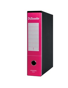Registratore ESSENTIALS G75 fucsia dorso 8cm f.to protocollo ESSELTE 390775900 ESSELTE REGISTRATORI A LEVA 2