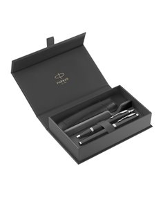 Gift Set sfera M + stilografica M IM Black Edition CT Parker 2214457 PARKER SFERE E MULTIFUNZIONE