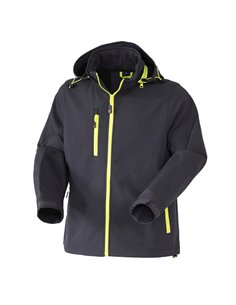 Giubbotto Softshell R Boost tg XL antracite/giallo fluo Rossini HH64816-XL