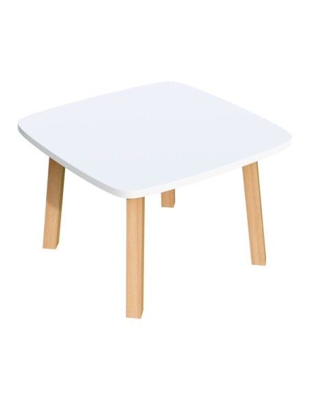 Tavolino attesa Woody bianco Paperflow K440280