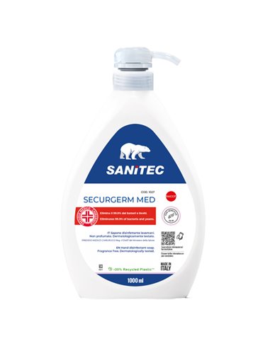 Sapone liquido Securgerm Med PMC 1L Sanitec 1027