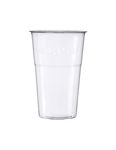 20 Bicchieri birra in PLA 390ml trasparenti Dopla 22708 DOPLA BICCHIERI E CANNUCCE MONOUSO 2