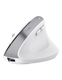 Mouse Ergonomico Bayo+ wireless Bianco -Trust 25399 TRUST TASTIERE E MOUSE