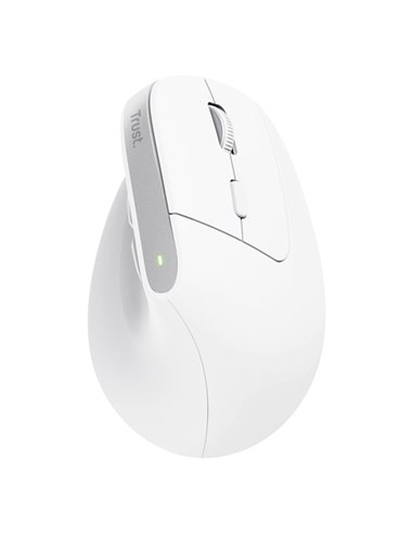 Mouse Ergonomico Bayo+ wireless Bianco -Trust 25399 TRUST TASTIERE E MOUSE