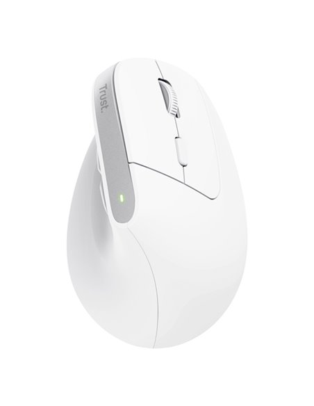 Mouse Ergonomico Bayo+ wireless Bianco -Trust 25399 TRUST TASTIERE E MOUSE