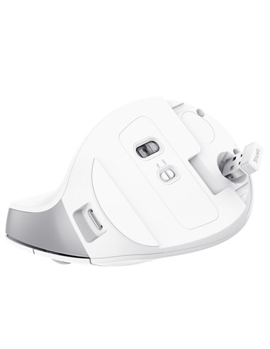 Mouse Ergonomico Bayo II wireless Bianco -Trust 25398
