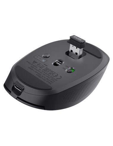 Mouse OZAA wireless Nero -Trust 24819 TRUST TASTIERE E MOUSE