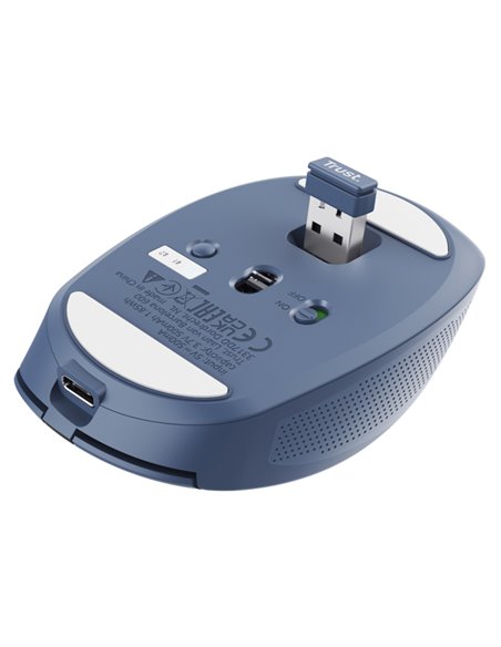 Mouse OZAA wireless Blu-Trust 24934 TRUST TASTIERE E MOUSE