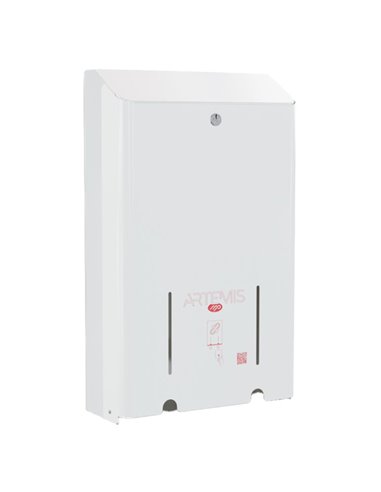 Dispenser per assorbenti Artemis 2 colonne metallo verniciato bianco Mar Plast A975LASM