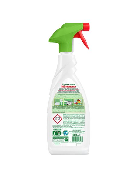 Citrosil sgrassante disinfettante virucida in trigger 650ml Limone 7003524 CITROSIL DETERGENTI-DETERSIVI PER PULIZIA