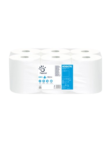 Bobina asciugamani autocut DryTech 1 velo 247mt 406476 PAPERNET ASCIUGAMANI PIEGATI E IN ROTOLO