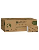 Pacco 200 asciugamani piegati a Z H24 x 20,3cm SIMPLIFY Papernet 423144