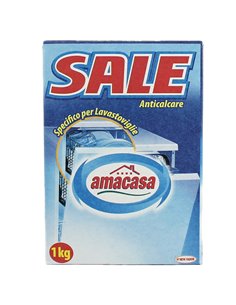 Sale per lavastoviglie 1kg Amacasa 100607002445 AMACASA DETERGENTI-DETERSIVI PER PULIZIA