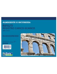 Blocco registro carico/scarico rifiuti 100 copie RENTRI 29,7X21,5cm DU6930RE000 DU6930RE000
