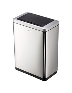 Cestino con sensore No TouchDuo 46,5x27x65cm 2x20Lt argento metallizzato Durable 3424-23 DURABLE PATTUMIERE E BIDONI