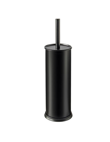 Portascopino Vic Ø 9,5x H27cm acciaio inox nero satinato Perfetto 28041 PERFETTO ACCESSORI PER IL BAGNO E DISPENSER