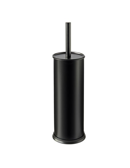 Portascopino Vic Ø 9,5x H27cm acciaio inox nero satinato Perfetto 28041 PERFETTO ACCESSORI PER IL BAGNO E DISPENSER