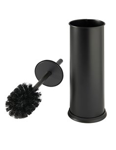 Portascopino Vic Ø 9,5x H27cm acciaio inox nero satinato Perfetto 28041 PERFETTO ACCESSORI PER IL BAGNO E DISPENSER 2